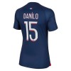 Original Fußballtrikot Paris Saint-Germain 2023-24 Danilo 15 Heimtrikot Für Damen